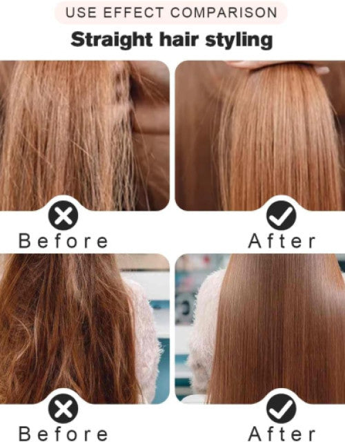 Rechargeable Mini Hair Straightener, Portable Cordless Hair Straightener Brush, 3 Adjustable Temp Flat Iron